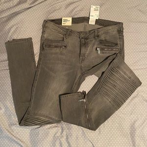H & M Moto Denim